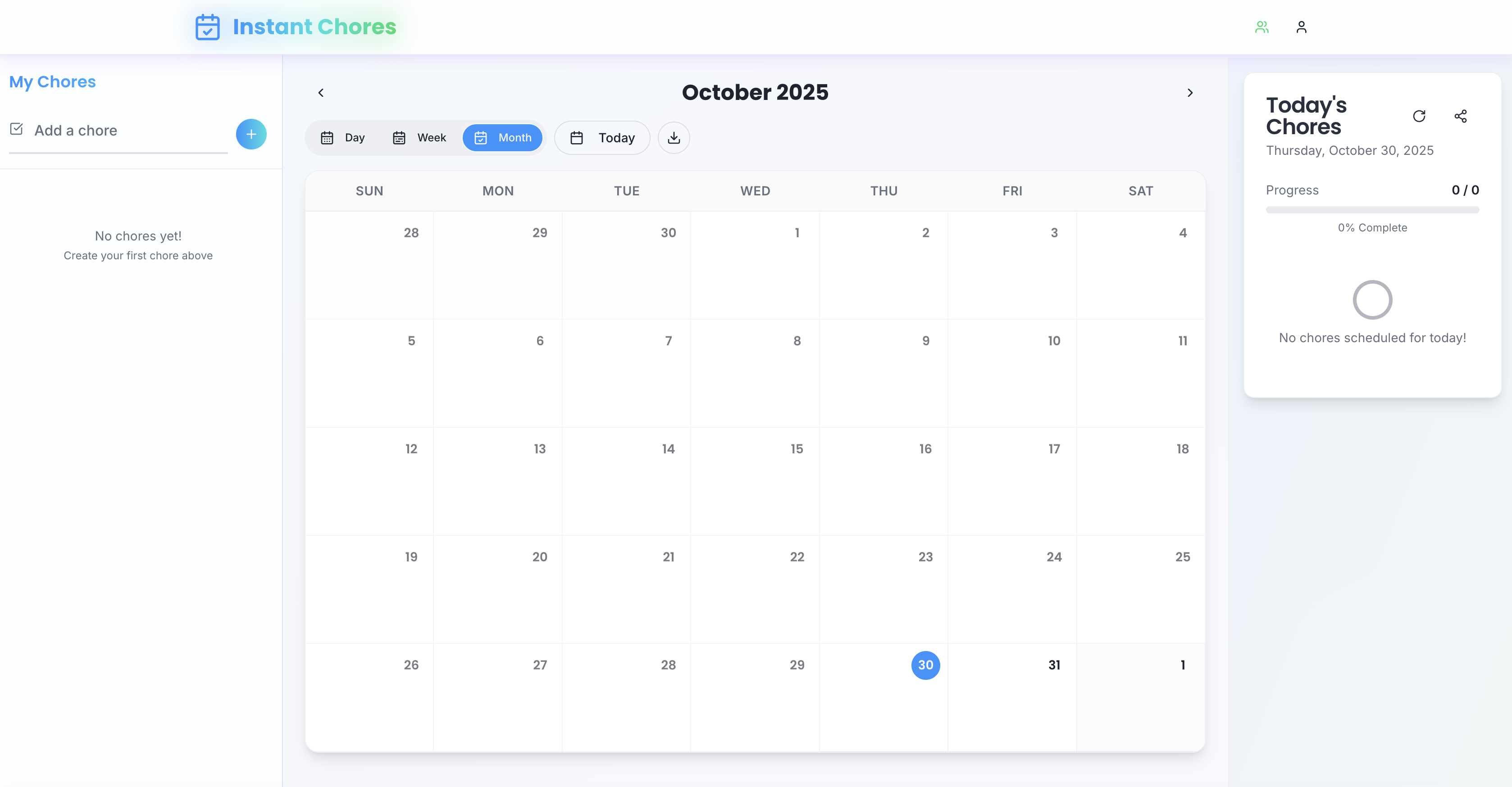 Calendar View